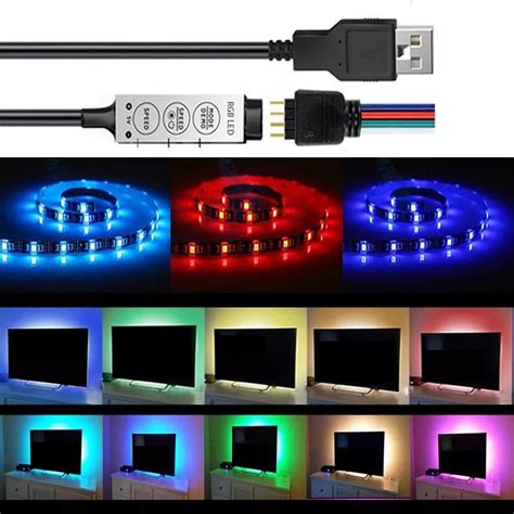 Smart Rgb Led Slinga Med Justerbar Ljusstyrka W M