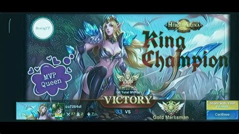 Heroes Arena Sylvis Crystal Queen Gameplay Sylvis New Skin