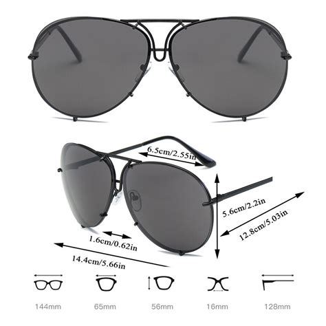 Oversized Sunglasses Women Ladies Luxury Oval Frame Eyewear Sunglasses