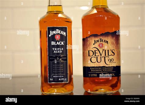 Bottles Of Jim Beam Kentucky Straight Bourbon Triple Aged 6 Year Old