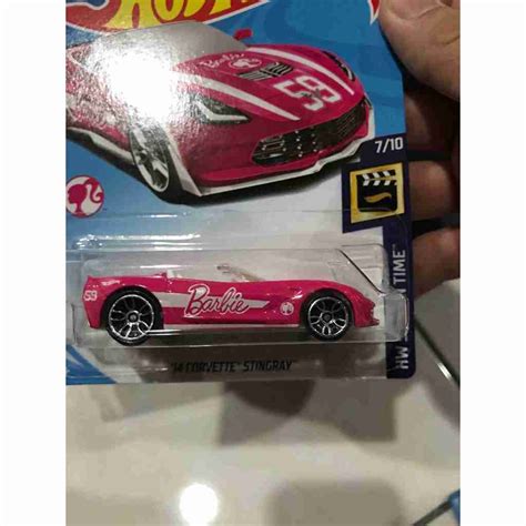 Mattel Hotwheels Barbie 14 Corvette Stingray PINK Price For 1 HW65