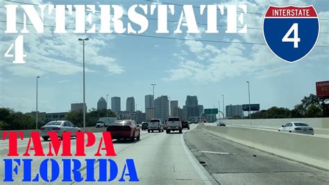 I 4 West Tampa Florida 4k Highway Drive Youtube