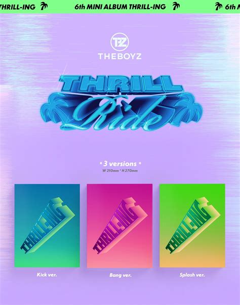 THE BOYZ - 6th Mini Album : THRILL-ING (Album Packaging Preview) : r/kpop