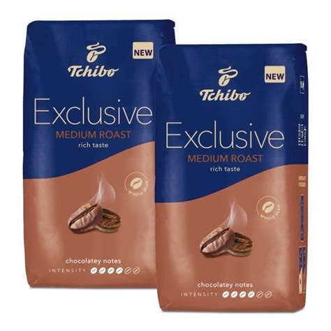 TCHIBO Exclusive Medium Roast Arabica 2 X 1 Kg Kawa Ziarnista Niskie