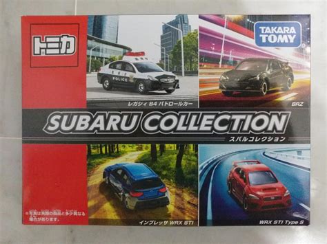 Takara Tomy Tomica SUBARU COLLECTION Set Legacy B4 Police Petrol Car