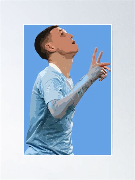 Phil Foden Poster For Sale By Corentin Glch92 Redbubble