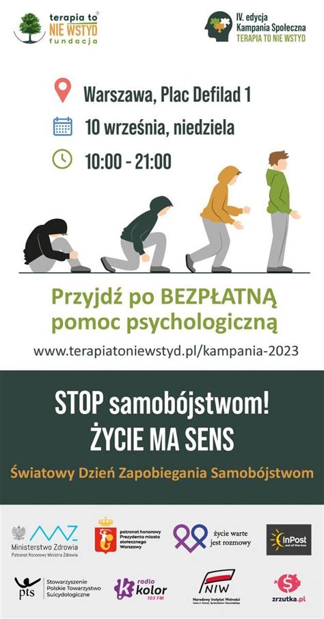 STOP SAMOBÓJSTWOM ŻYCIE MA SENS IV edycja Kampanii Społecznej