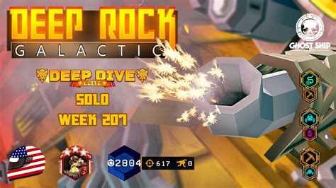 Deep Rock Galactic Solo Engineer Elite Deep Dive Week 207 Broken