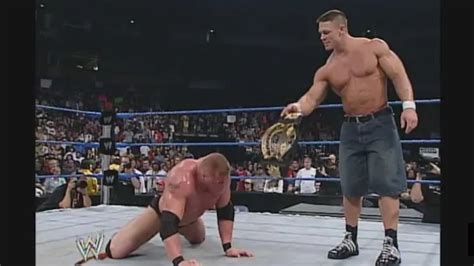 Brock Lesnar Vs A Train John Cena Destroys Brock Lesnar SmackDown