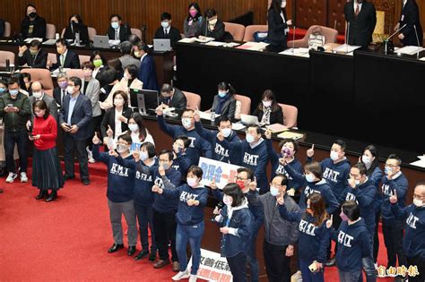 國民黨杯葛陳建仁施政報告 民眾黨團批作秀 政治 自由時報電子報