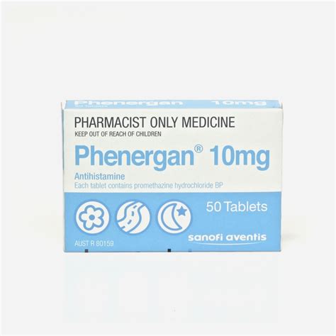 Buy Phenergan 10mg 50 Antihistamine Tablets Online At Amspharmacy