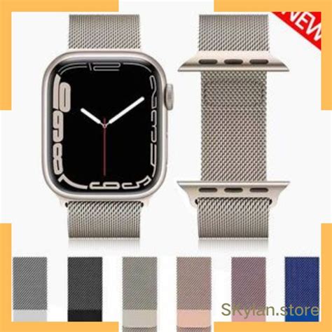 Pulseira Milanese Metal Compativel Apple Watch Iwo 38 40 42 44mm 45mm