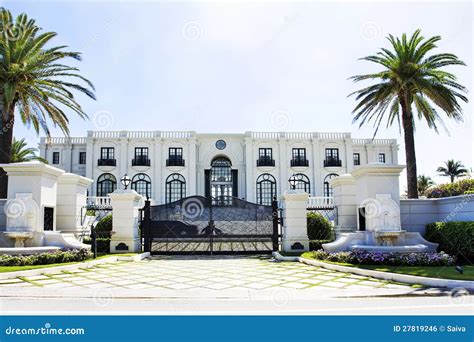 White luxury house stock photo. Image of architecture - 27819246