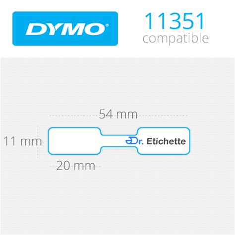 Etichette Dymo 11351 Compatibili Alta Qualità al Miglior Prezzo