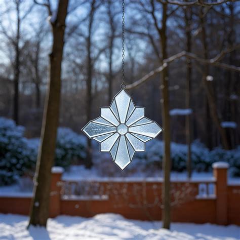 Triple Snowflake Stained Glass Pattern – 3 Designs on a Single Page