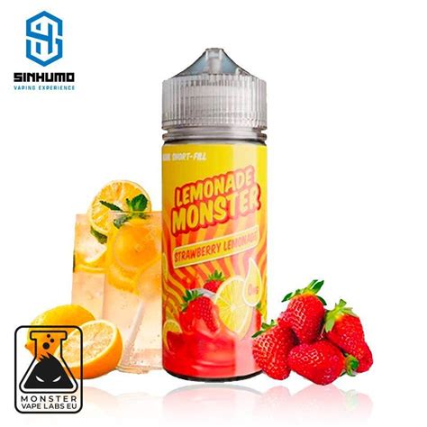 Strawberry Lemonade Lemonade Monster 100ml By Jam Monster