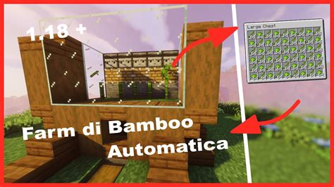 Come Costruire Una Farm Di Bamboo Automatica Minecraft Tutorial 1 18