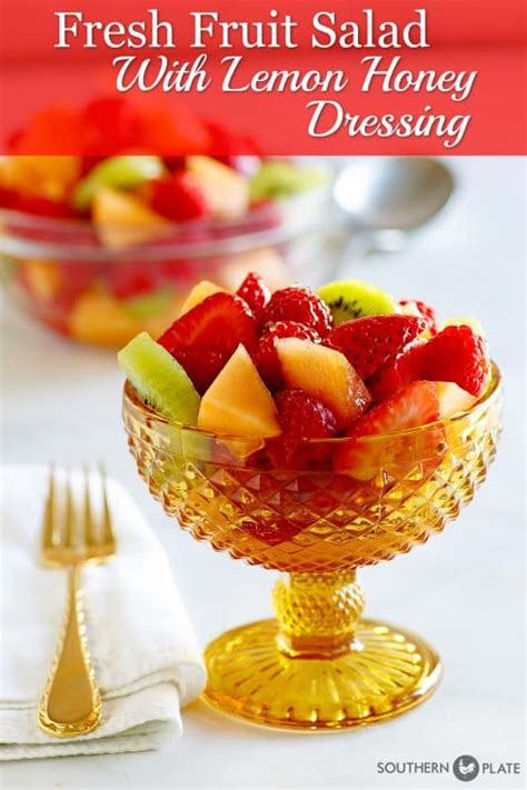 Fruit Salad Dressing With Honey And Lemon Southern Plate