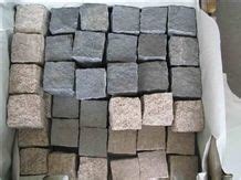 Natural Stone Paver Cubes Grey Granite Pavers From China