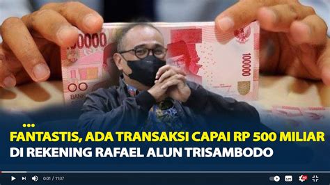 Ada Transaksi Capai Rp Miliar Ppatk Blokir Puluhan Rekening Rafael