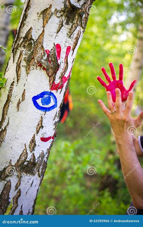 Colorful Handprints Stock Image Cartoondealer