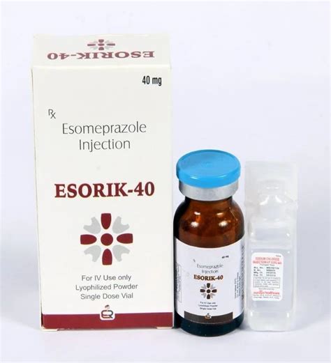 Esomeprazole 40 Mg. Inj. at Rs 145/piece | Manimajra | ID: 2852261957162
