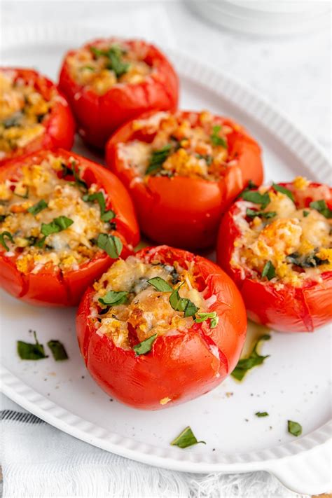 Cheese Stuffed Tomatoes Recipe | The Novice Chef