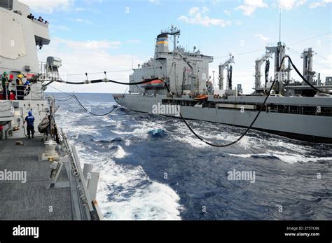 US Navy The Military Sealift Command Fleet Replenishment Oiler USNS