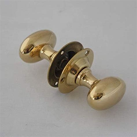 Edwardian Brass Oval Door Knobs Uk Diy And Tools