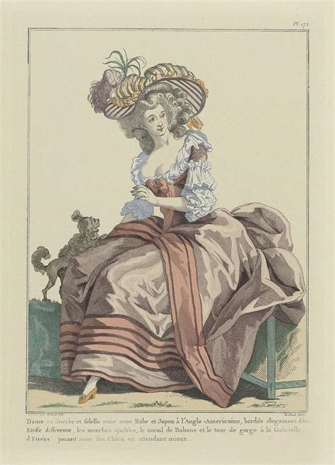 Gallerie Des Modes Et Costumes Francais Pl 172 Kopie Naar 1784 Vv