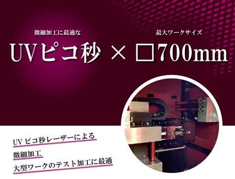 超短パルスレーザー加工装置武井電機工業株式会社