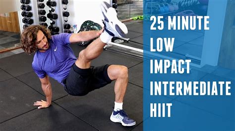 25 Minute Intermediate Low Impact Hiit The Body Coach Youtube