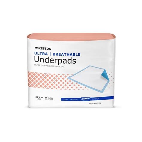 Mckesson Staydry Breathable Disposable Underpads Heavy Absorbency On