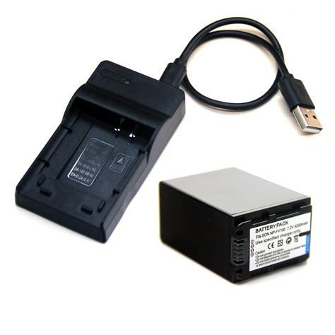 Battery Usb Charger For Sony Fdr Ax Fdr Ax Hdr Cx Hdr Cx