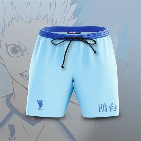 Haikyuu Swimsuits Team Kamomedai Beach Shorts Fdm3107 Anime Swimsuits