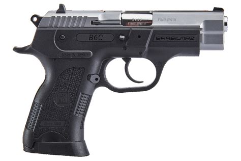 Shop Sar Usa B6c 9mm Compact Pistol With Black Polymer Frame And Stainless Slide For Sale Online