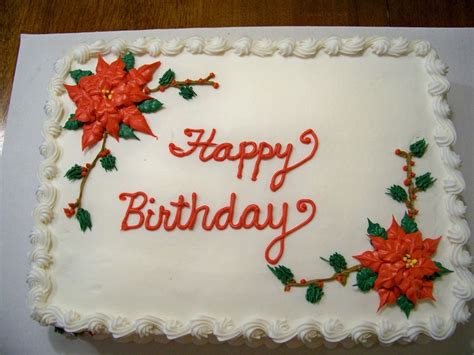 Christmas Themed Birthday Cake - CakeCentral.com