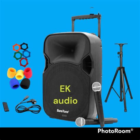 Jual Speaker Portable 12 Inch Max 12AL Bluetooth USB Karaoke Free 2 Mic