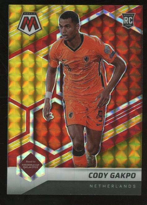 Cody Gakpo Mosaic Road To Fifa World Cup Choice Red Gold