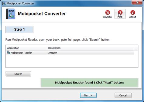 Mobipocket eBook Converter - Mobipocket DRM removal - Mobipocket to pdf