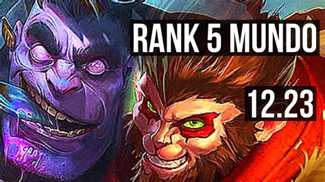 DR MUNDO Vs WUKONG TOP Rank 5 Mundo 9 4 19 Dominating EUW