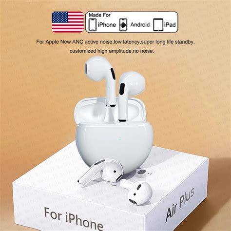 Apple Original Airpods Pro 6 TWS Max Bezprzewodowe S Uchawki Bluetooth