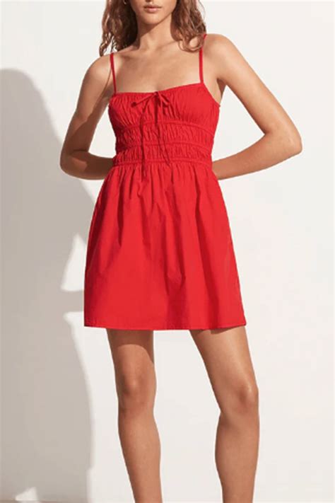 Raspberry Red Dress – Styched Fashion