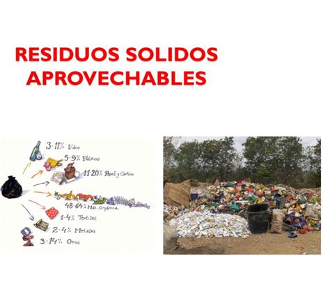 Bases del Aprovechamiento y valorización de Residuos Sólidos