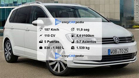 Volkswagen Touran 1 6 TDI Typ 5T Ficha Técnicas 2015 2016