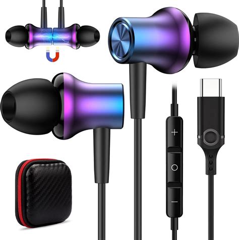 Auriculares USB C COOYA USB Tipo C Con Cable Para Samsung Galaxy S23