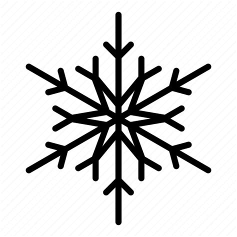 Christmas Frozen Ornament Silhouette Snowflake Star Texture Icon