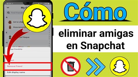 Cómo eliminar amigos en Snapchat nueva actualización YouTube