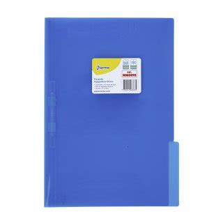 Carpeta Plastica Legajadora Oficio Azul Tienda Norma