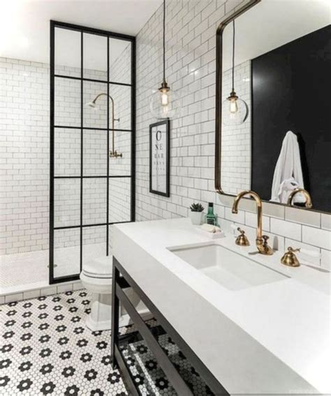 17 Beautiful and Modern Farmhouse Bathroom Design Ideas - Matchness.com